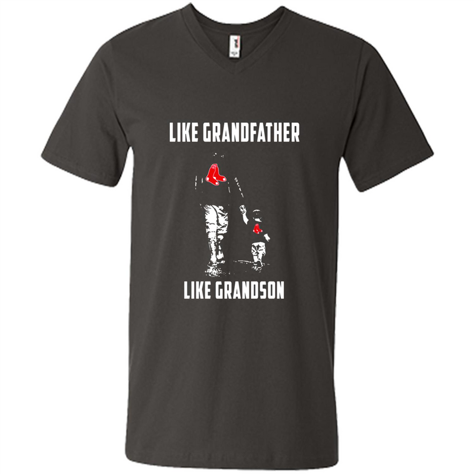 Boston Red Sox GrandFather Like GrandSon - Men's V-Neck