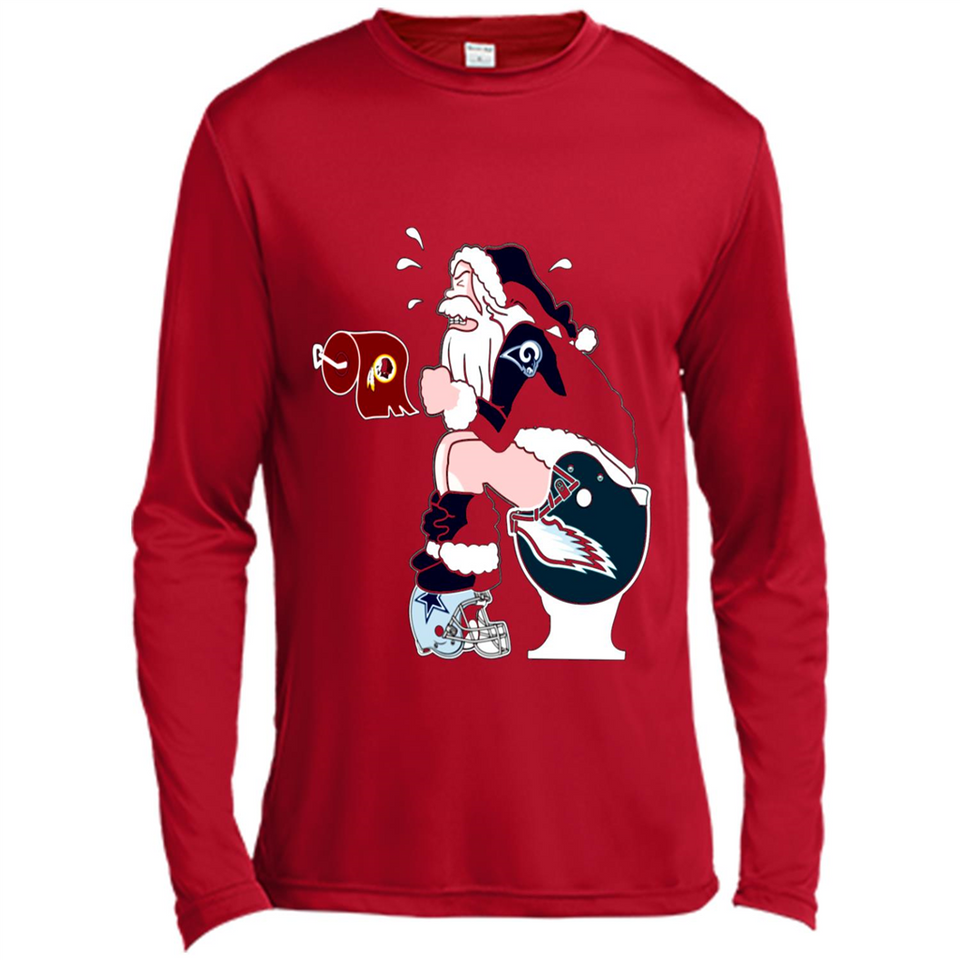 Los Angeles Rams Toilet Santa Claus PINGPONG