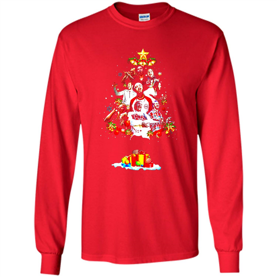 Christmas Post Noel Malone Tree shirt Gift For Christmas - Long Sleeve T-Shirt