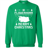 Flowerhorn Christmas T-shirt, Ugly Christmas Sweater - Sweatshirt