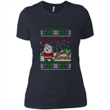 Bad Santa pingpong - Ladies' Boyfriend T-Shirt