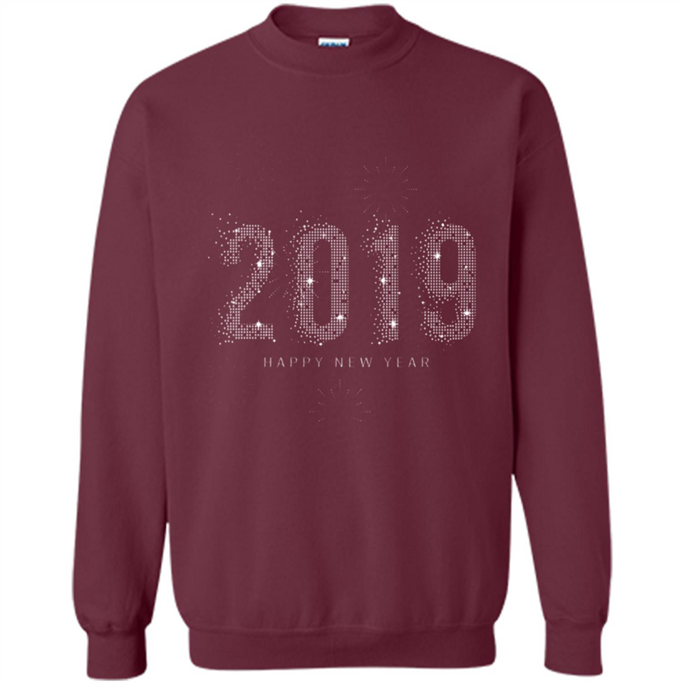 Happy New Year 2019 Sparkle Firework PINGPONG