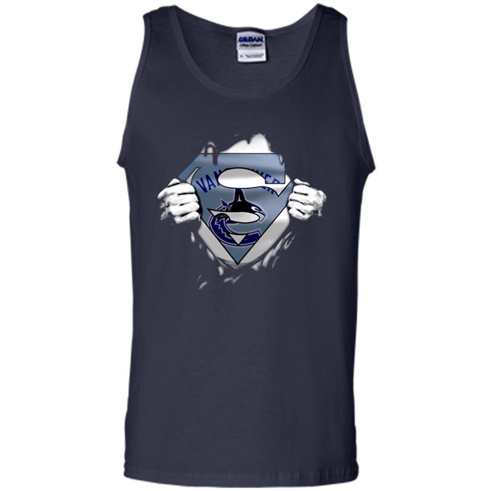 Vancouver Canucks And Superman Fans - Tank Top