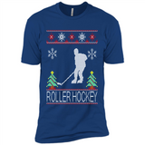 roller hockey Christmas ugly