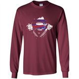 Buffalo Bills And Superman Fans - Long Sleeve T-Shirt