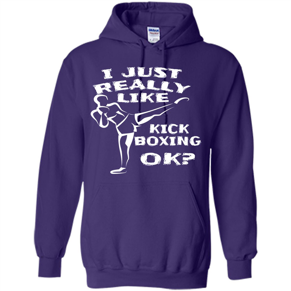 Kick Boxing Shirt Kick Boxer Boxing Workout - Hoodie