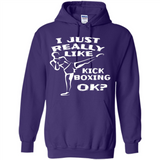 Kick Boxing Shirt Kick Boxer Boxing Workout - Hoodie