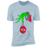 GRINCH HAND HOLDING BALTIMORE RAVENS GLITTER CHRISTMAS PINGPONG