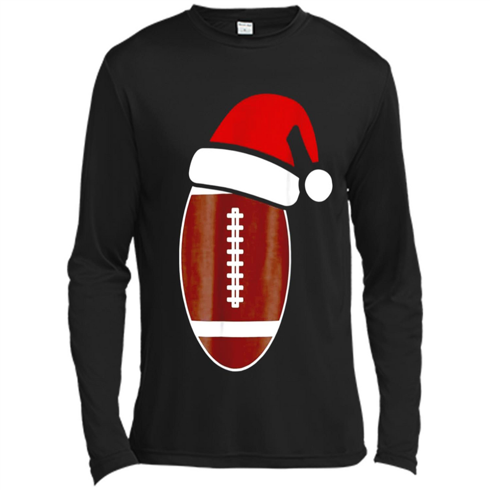 Christmas Football Shirt - Football Santa Hat Christmas