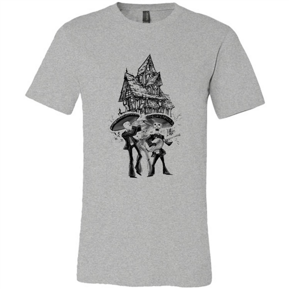 Mariachi Skeleton Shirt Dia De Los Muertos Tequila - Canvas Unisex T-Shirt