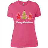 Plaid Christmas Tree Shirt Merry Christmas Plaid is Rad
