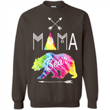 Mama Bear Shirt Tie Dye Family Vacation & Camping Tee - Sweatshirt