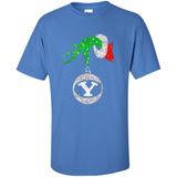 Fantastic Byu Cougars Glitter Grinch Monogram Ornament Christmas Gift - Shirt
