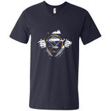 Buffalo Sabres And Superman Fans - Men's V-Neck