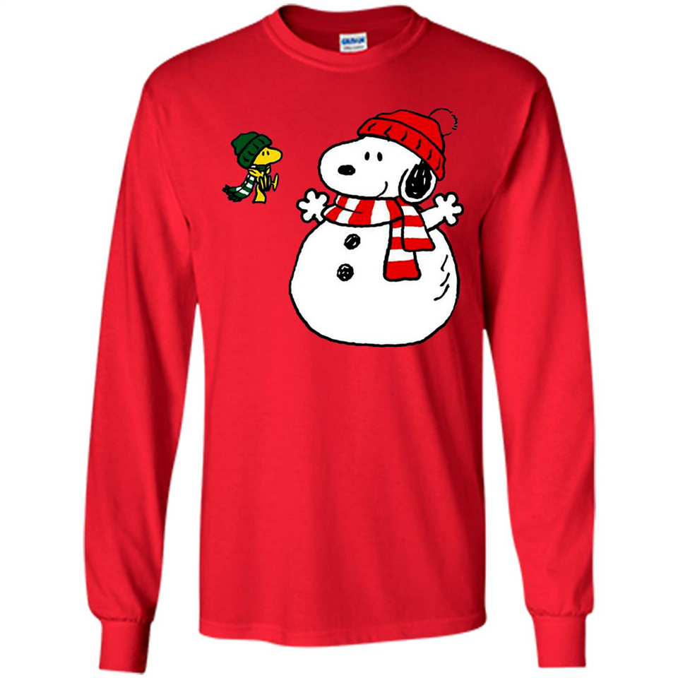 Snoopy Snowman Christmas