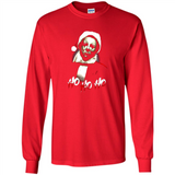 Santa Michael Myers Ho Ho Ho Merry Christmas Sweatshirt - Long Sleeve T-Shirt