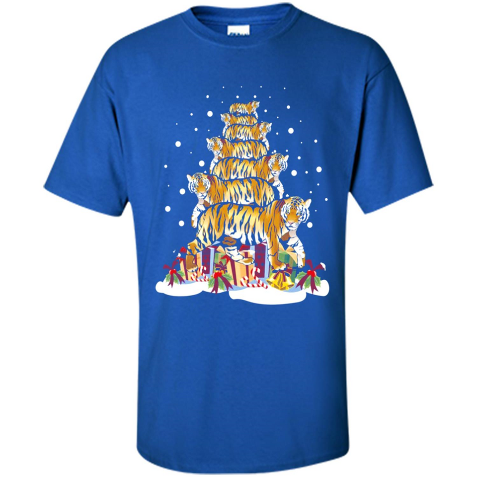 Tiger Christmas Tree Funny Merry Christmas - Shirt