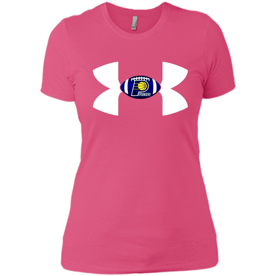 Indiana Pacers Under Armour Logo - Ladies' Boyfriend T-Shirt