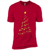Modern Christmas Tree Light Led Merry Xmas Mug PINGPONG - Premium Short Sleeve T-Shirt
