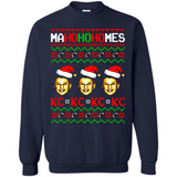 Patrick Mahomes Ma Ho Ho Homes Christmas sweatshirt PINGPONG - Sweatshirt