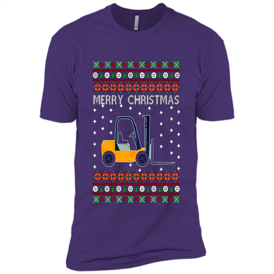 Merry Christmas Forklift ugly sweatshirt PINGPONG