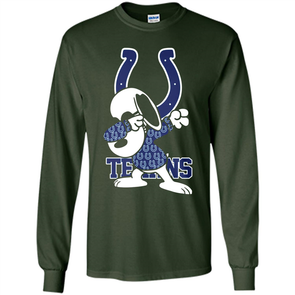 Indianapolis Colts Snoopy Dabbing PING PONG