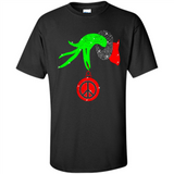 Christmas The Grinch Hand Holding Hippie Ornament - Shirt
