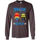 Snow Day Shirt For Golden State Warriors Vs Minion Fans pingpong