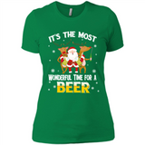 Its The Most Wonderful Time for a Beer - Ladies' Boyfriend T-Shirt