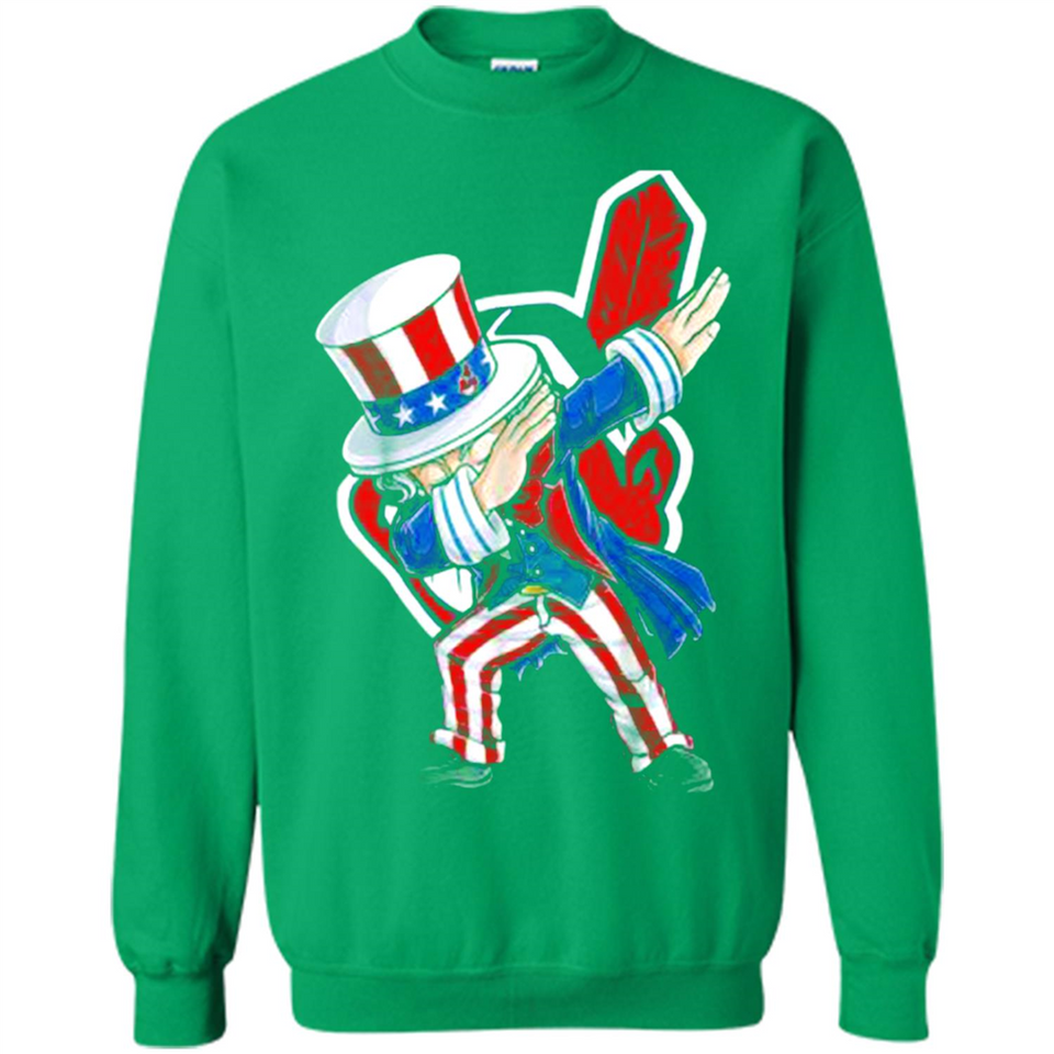 MLB CLEVELAND INDIANS UNCLE SAM DABBING INDEPENDENCE DAY