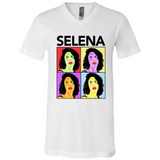 Selena Quintanilla Pop Art - Canvas Unisex V-Neck