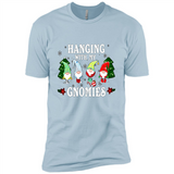 Christmas Garden Gnome Hanging With My Gnomies Shirt Sweater - Premium Short Sleeve T-Shirt