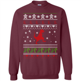 Dinosaur and Santa Ugly Christmas Sweater - Sweatshirt