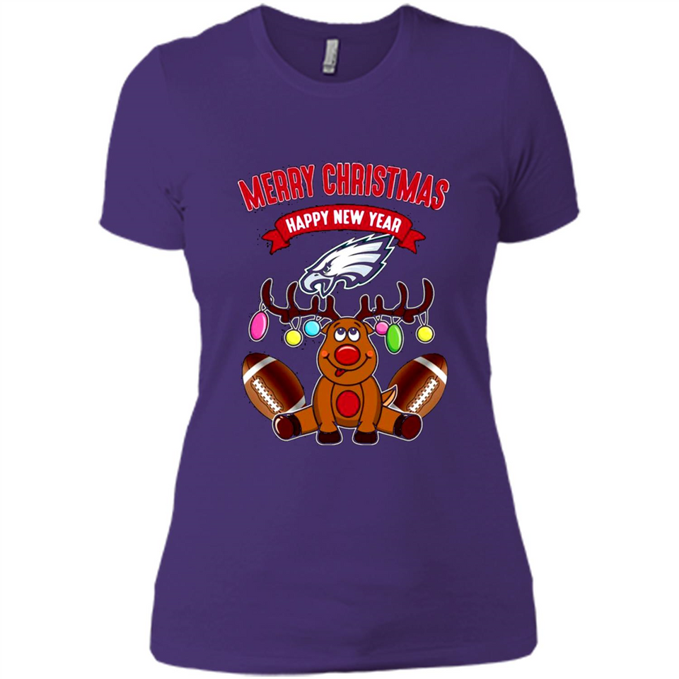 Philadelphia Eagles NFL Reindeer Funny Merry Christmas And Happy New Year