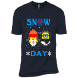 Snow Day Shirt For Houston Rockets Vs Minion Fans pingpong