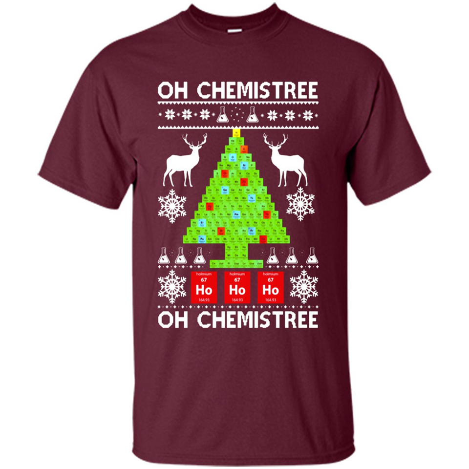 Oh Chemistree, Oh Chemistree Christmas Ugly Sweater - Shirt