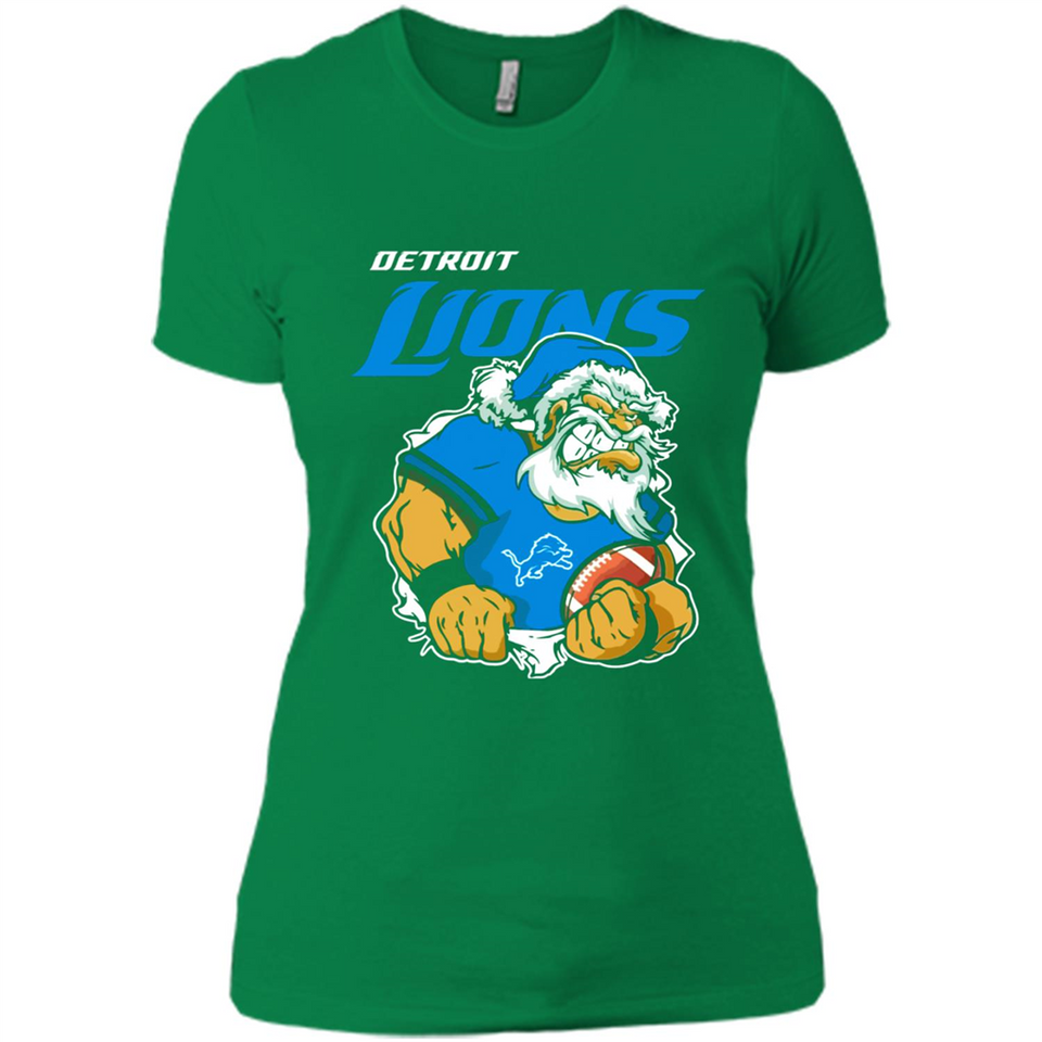 Grumpy Santa Claus Detroit Lions Football Team PINGPONG