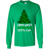 Looks Great Little Full Lotta Sap Funny Christmas PINGPONG