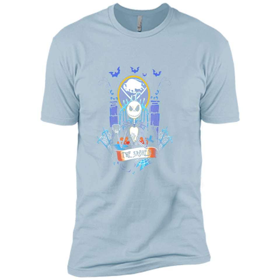 Buffalo Sabres Halloween The Nightmare Before Christmas - Premium Short Sleeve T-Shirt