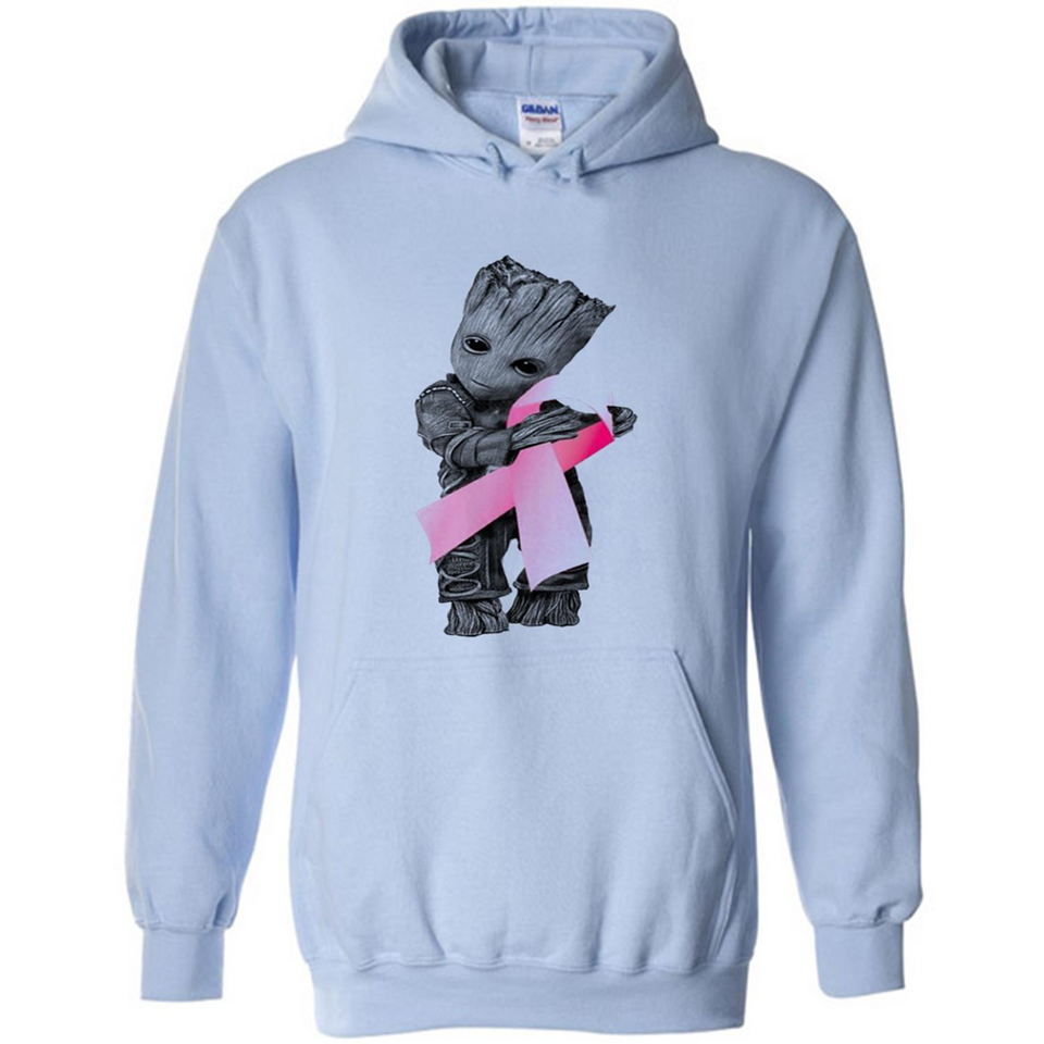 Groot Hug Breast Cancer - Hoodie