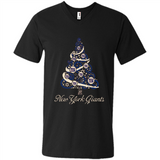 New York Giants NFL Football Team Logo Christmas Tree T-Shirt - Men's V-Neck