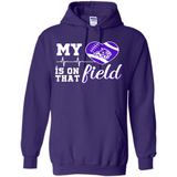 Abilene Christian Wildcats Football My Heart is on that Field - Hoodie