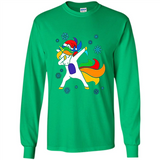 Christmas Dabbing Unicorn - Long Sleeve T-Shirt