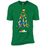 JOHN LENNON CHRISTMAS TREE - Premium Short Sleeve T-Shirt