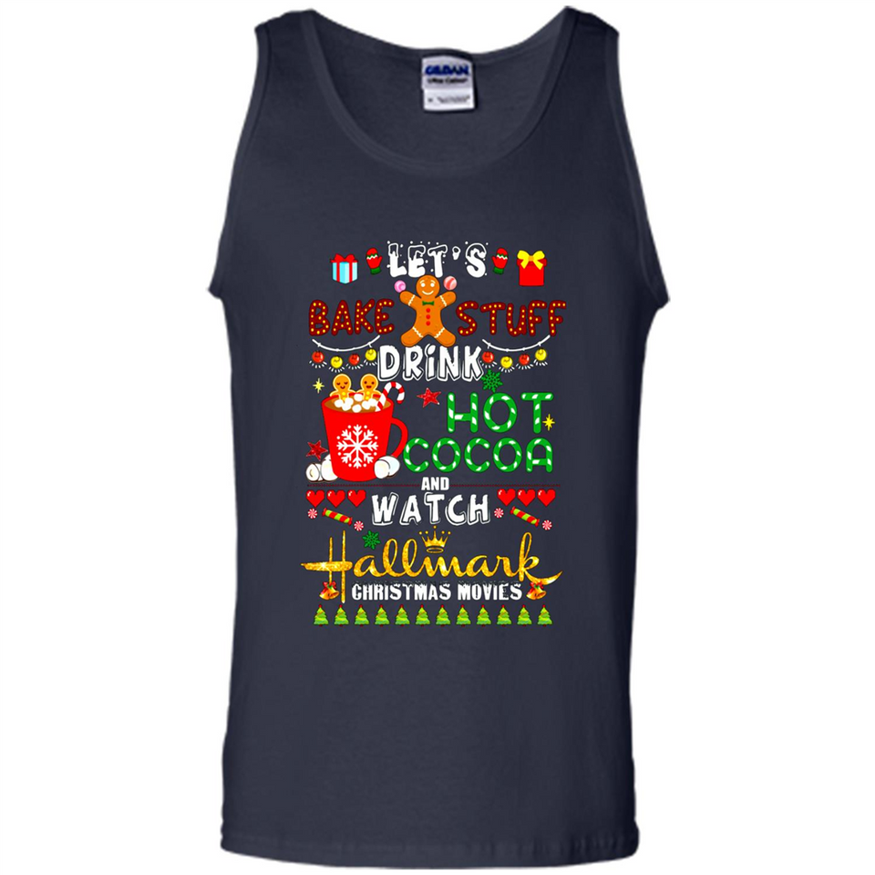 Let's Bake Stuff Drink Hot Cocoa Hallmark-Christmas Movies Sweatshirt PINGPONG