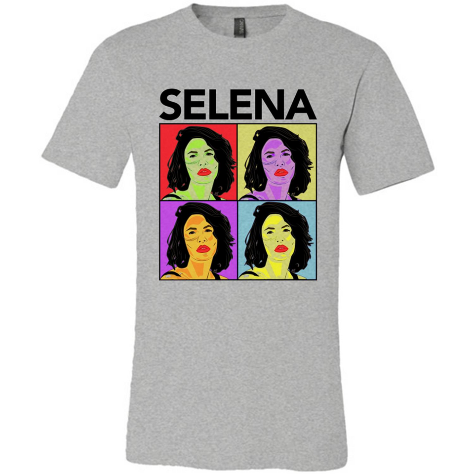 Selena Quintanilla Pop Art - Canvas Unisex T-Shirt