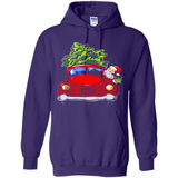 Vintage Santa red Truck Christmas Tree PINGPONG