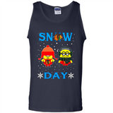 Snow Day Shirt For Chicago Blackhawks Vs Minion Fans pingpong