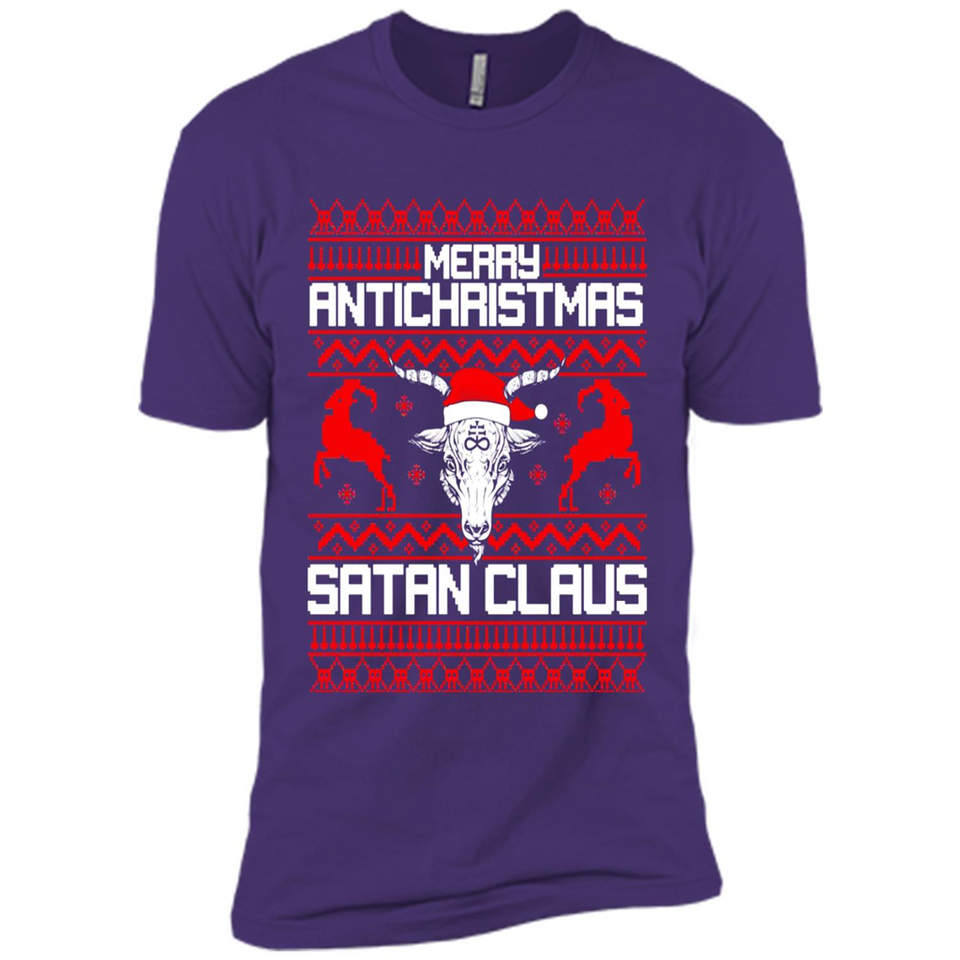 Merry Antichristmas Satan Claus - Premium Short Sleeve T-Shirt