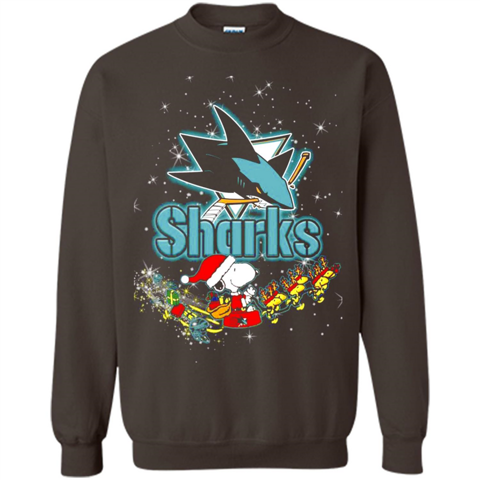 Snoopy Christmas San Jose Sharks - Sweatshirt